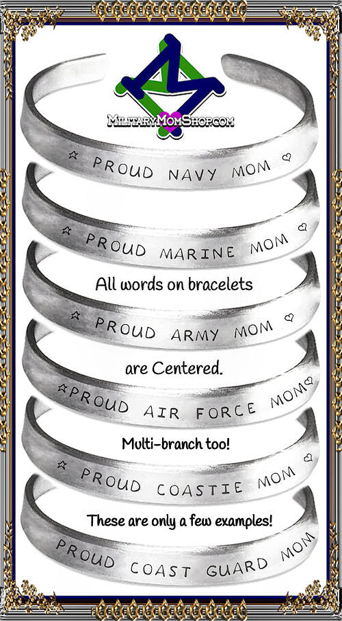 navy mom bracelet army mom bracelet, marine mom bracelet, air force mom bracelet, coastie mom bracelet, multibranch military bracelets